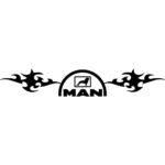 Man Αυτοκόλλητο 90652-1