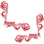 Daf Αυτοκόλλητα 90628