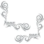 Daf Αυτοκόλλητα 90628