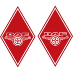 Daf Αυτοκόλλητα 90641