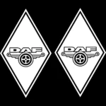 Daf Αυτοκόλλητα 90641