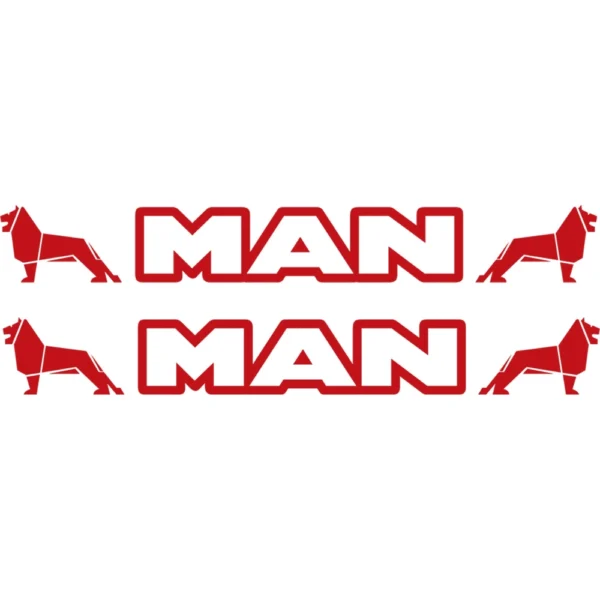 Man Αυτοκόλλητα 90675