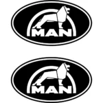 Man Αυτοκόλλητα 90694