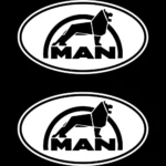 Man Αυτοκόλλητα 90694