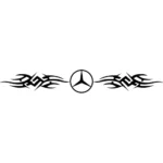Mercedes Αυτοκόλλητα 90711