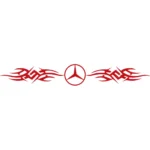 Mercedes Αυτοκόλλητα 90711