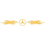 Mercedes Αυτοκόλλητα 90711