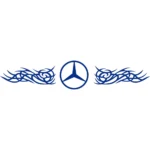 Mercedes Αυτοκόλλητο 90712-1