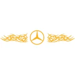 Mercedes Αυτοκόλλητο 90712-1