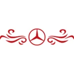 Mercedes Αυτοκόλλητα 90721