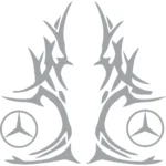 Mercedes Αυτοκόλλητα 90726