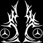 Mercedes Αυτοκόλλητα 90726