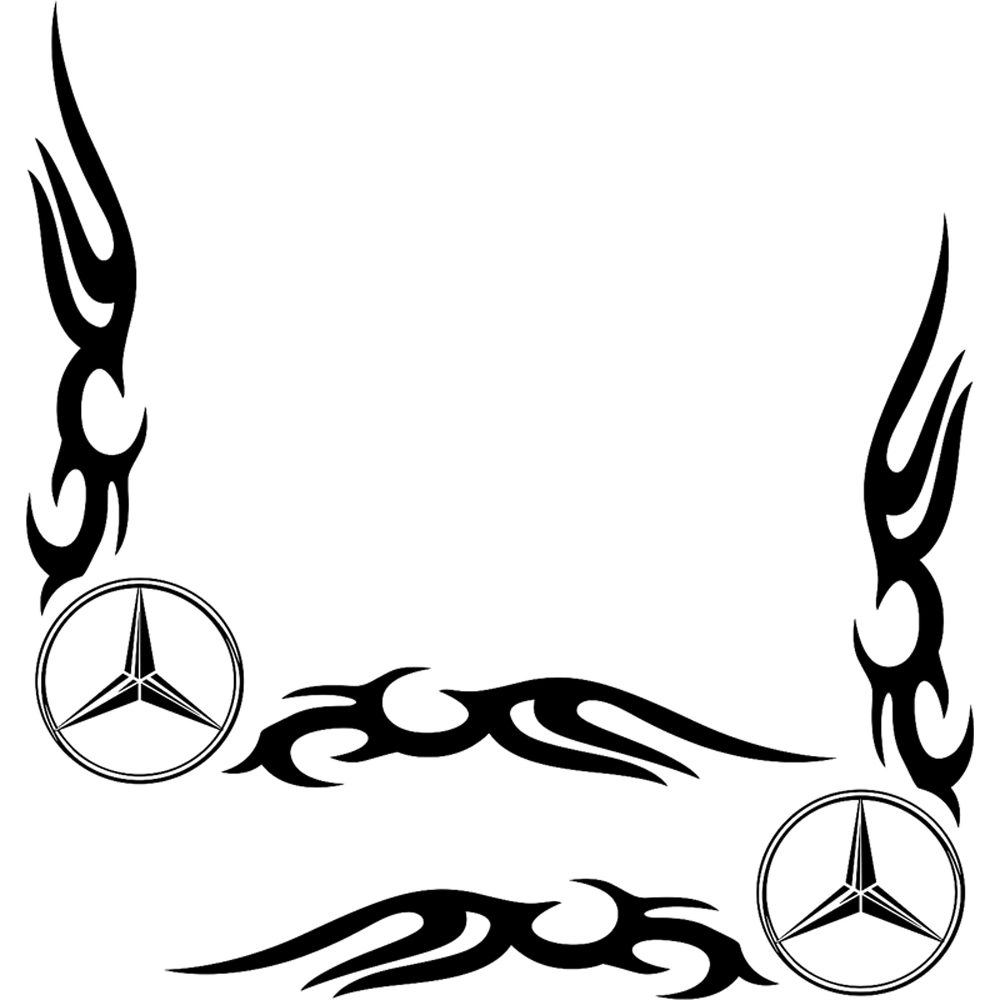 Mercedes Αυτοκόλλητα 90739