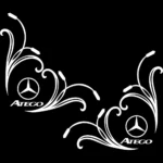 Mercedes Αυτοκόλλητα 90747