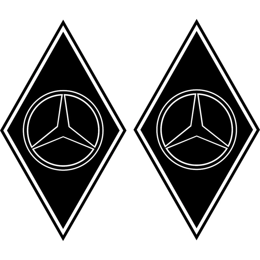 Mercedes Αυτοκόλλητα 90758