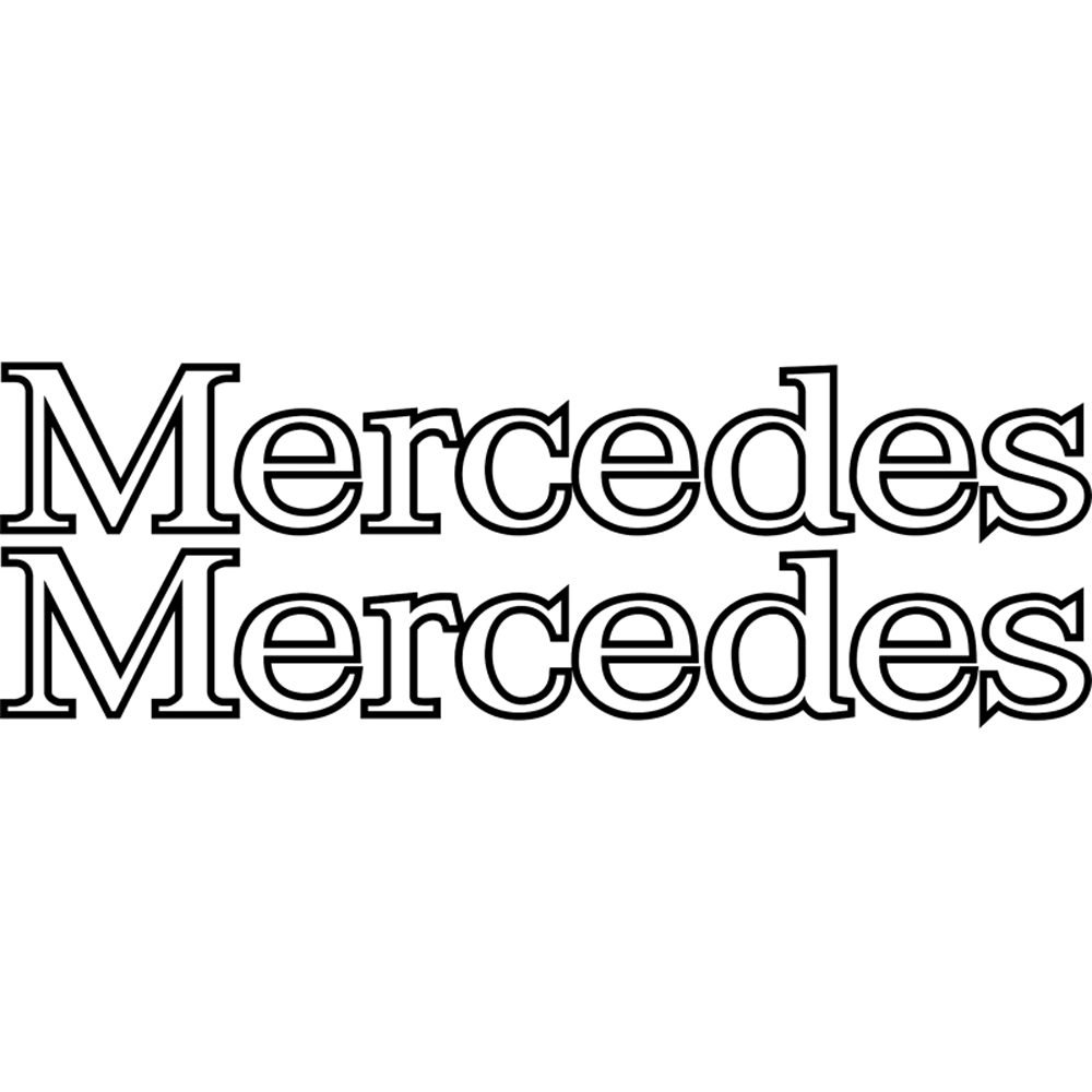 Mercedes Αυτοκόλλητο 90774-1