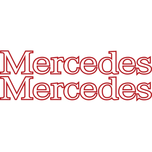 Mercedes Αυτοκόλλητα 90774