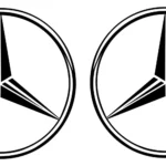 Mercedes Αυτοκόλλητα 90775