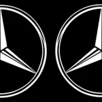 Mercedes Αυτοκόλλητα 90775