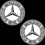 Mercedes Αυτοκόλλητα 90781