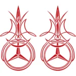 Mercedes Αυτοκόλλητα 90786