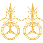 Mercedes Αυτοκόλλητα 90786