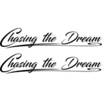 Chasing the Dream Αυτοκόλλητα 90788