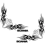 Scania Αυτοκόλλητα 90201