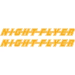Night Flyer Αυτοκόλλητο 90253-1