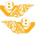 Scania Αυτοκόλλητα 90377