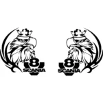 Scania Αυτοκόλλητα 90143