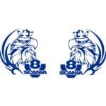 Scania Αυτοκόλλητα 90143