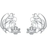 Scania Αυτοκόλλητα 90143