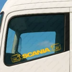 Scania Αυτοκόλλητα Παραθύρων Φορτηγού 90178 - Κίτρινα (Σετ 2 Τεμαχίων)
