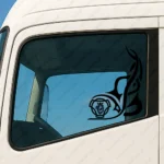 Scania Αυτοκόλλητα Παραθύρων Φορτηγού 90192 - Μαύρα (Σετ 2 Τεμαχίων)