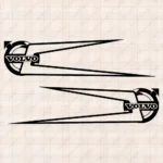 Volvo Αυτοκόλλητα Παραθύρων Φορτηγού 90417 - Λεπτομέρεια Σχεδίου