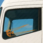 Volvo Αυτοκόλλητα Παραθύρων Φορτηγού 90417 - Πορτοκαλί (Σετ 2 Τεμαχίων)