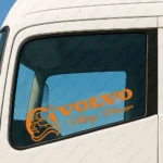 Volvo Αυτοκόλλητα Παραθύρων Φορτηγού 90425 - Πορτοκαλί (Σετ 2 Τεμαχίων)