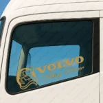 Volvo Αυτοκόλλητα Παραθύρων Φορτηγού 90425 - Χρυσά (Σετ 2 Τεμαχίων)