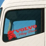 Volvo Αυτοκόλλητα Παραθύρων Φορτηγού 90426 - Κόκκινα (Σετ 2 Τεμαχίων)