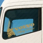 Volvo Αυτοκόλλητα Παραθύρων Φορτηγού 90426 - Χρυσά (Σετ 2 Τεμαχίων)