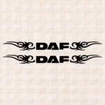 Daf Αυτοκόλλητα Παραθύρων Φορτηγού 90594 - Λεπτομέρεια Σχεδίου