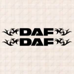 Daf Αυτοκόλλητα Παραθύρων Φορτηγού 90597 - Λεπτομέρεια Σχεδίου