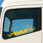 Daf Αυτοκόλλητα Παραθύρων Φορτηγού 90597 - Κίτρινα (Σετ 2 Τεμαχίων)