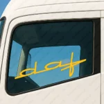 Daf Αυτοκόλλητα Παραθύρων Φορτηγού 90614 - Κίτρινα (Σετ 2 Τεμαχίων)