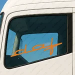 Daf Αυτοκόλλητα Παραθύρων Φορτηγού 90614 - Πορτοκαλί (Σετ 2 Τεμαχίων)