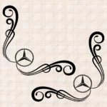 Mercedes Αυτοκόλλητα Παραθύρων Φορτηγού 90740 - Λεπτομέρεια Σχεδίου