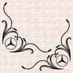 Mercedes Αυτοκόλλητα Παραθύρων Φορτηγού 90749 - Λεπτομέρεια Σχεδίου