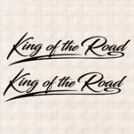 King of the Road Αυτοκόλλητα Παραθύρων Φορτηγού 90785 - Λεπτομέρεια Σχεδίου