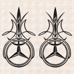 Mercedes Αυτοκόλλητα Παραθύρων Φορτηγού 90786 - Λεπτομέρεια Σχεδίου